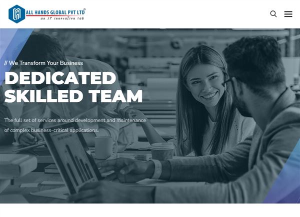 All Hands Global Pvt Ltd | Software Company In Vizag | Digital Marketing Company | Logo Designing Company | Website Designing